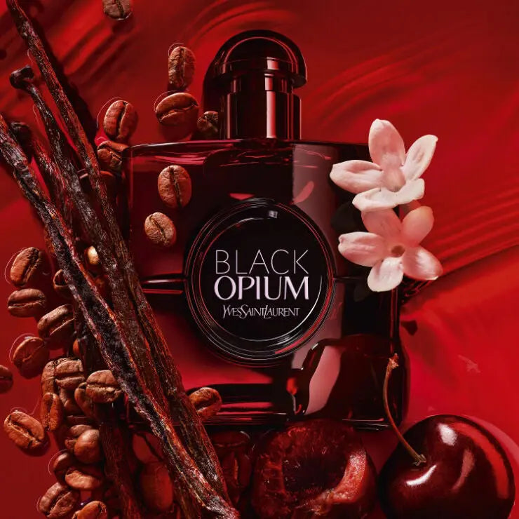 YSL, Black Opium Over Red, Eau de Parfum, Perfume for Women, Cherry, Coffee, Vanilla VLP.LIFE